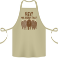 We Herd That Funny Cow Cotton Apron 100% Organic Khaki