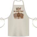 We Herd That Funny Cow Cotton Apron 100% Organic Natural