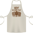We Herd That Funny Cow Cotton Apron 100% Organic Natural