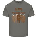 We Herd That Funny Cow Kids T-Shirt Childrens Charcoal