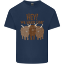 We Herd That Funny Cow Kids T-Shirt Childrens Navy Blue