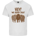 We Herd That Funny Cow Kids T-Shirt Childrens White