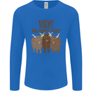 We Herd That Funny Cow Mens Long Sleeve T-Shirt Royal Blue
