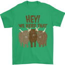 We Herd That Funny Cow Mens T-Shirt 100% Cotton Irish Green