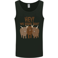 We Herd That Funny Cow Mens Vest Tank Top Black