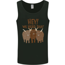 We Herd That Funny Cow Mens Vest Tank Top Black