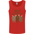We Herd That Funny Cow Mens Vest Tank Top Red