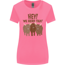 We Herd That Funny Cow Womens Wider Cut T-Shirt Azalea