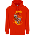 We Love the Drama Acting Thespian Actor Childrens Kids Hoodie Bright Red