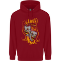 We Love the Drama Acting Thespian Actor Childrens Kids Hoodie Red