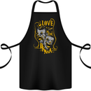 We Love the Drama Acting Thespian Actor Cotton Apron 100% Organic Black