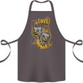 We Love the Drama Acting Thespian Actor Cotton Apron 100% Organic Dark Grey