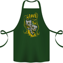 We Love the Drama Acting Thespian Actor Cotton Apron 100% Organic Forest Green