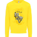 We Love the Drama Acting Thespian Actor Kids Sweatshirt Jumper Yellow