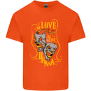 We Love the Drama Acting Thespian Actor Kids T-Shirt Childrens Orange