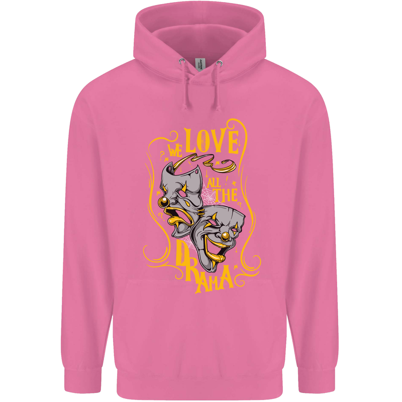 We Love the Drama Acting Thespian Actor Mens 80% Cotton Hoodie Azelea