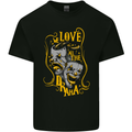 We Love the Drama Acting Thespian Actor Mens Cotton T-Shirt Tee Top Black