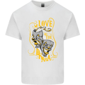 We Love the Drama Acting Thespian Actor Mens Cotton T-Shirt Tee Top White