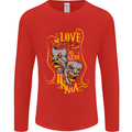 We Love the Drama Acting Thespian Actor Mens Long Sleeve T-Shirt Red