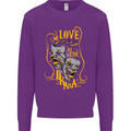 We Love the Drama Acting Thespian Actor Mens Sweatshirt Jumper Purple