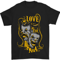 We Love the Drama Acting Thespian Actor Mens T-Shirt Cotton Gildan Black