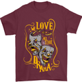 We Love the Drama Acting Thespian Actor Mens T-Shirt Cotton Gildan Maroon