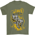 We Love the Drama Acting Thespian Actor Mens T-Shirt Cotton Gildan Military Green