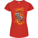 We Love the Drama Acting Thespian Actor Womens Petite Cut T-Shirt Red