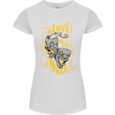 We Love the Drama Acting Thespian Actor Womens Petite Cut T-Shirt White
