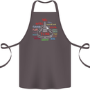 We Will Rock You Rock Country Punk Guitar Cotton Apron 100% Organic Dark Grey