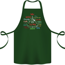 We Will Rock You Rock Country Punk Guitar Cotton Apron 100% Organic Forest Green