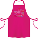 We Will Rock You Rock Country Punk Guitar Cotton Apron 100% Organic Pink