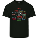 We Will Rock You Rock Country Punk Guitar Kids T-Shirt Childrens Black