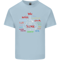 We Will Rock You Rock Country Punk Guitar Kids T-Shirt Childrens Light Blue