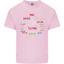 We Will Rock You Rock Country Punk Guitar Kids T-Shirt Childrens Light Pink