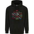 We Will Rock You Rock Country Punk Guitar Mens 80% Cotton Hoodie Black