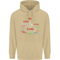 We Will Rock You Rock Country Punk Guitar Mens 80% Cotton Hoodie Sand