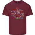 We Will Rock You Rock Country Punk Guitar Mens Cotton T-Shirt Tee Top Maroon