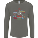We Will Rock You Rock Country Punk Guitar Mens Long Sleeve T-Shirt Charcoal