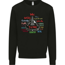 We Will Rock You Rock Country Punk Guitar Mens Sweatshirt Jumper Black