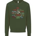 We Will Rock You Rock Country Punk Guitar Mens Sweatshirt Jumper Forest Green