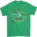 We Will Rock You Rock Country Punk Guitar Mens T-Shirt Cotton Gildan Irish Green