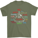 We Will Rock You Rock Country Punk Guitar Mens T-Shirt Cotton Gildan Military Green