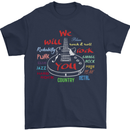 We Will Rock You Rock Country Punk Guitar Mens T-Shirt Cotton Gildan Navy Blue