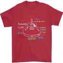 We Will Rock You Rock Country Punk Guitar Mens T-Shirt Cotton Gildan Red