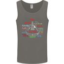 We Will Rock You Rock Country Punk Guitar Mens Vest Tank Top Charcoal