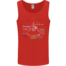 We Will Rock You Rock Country Punk Guitar Mens Vest Tank Top Red