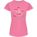 We Will Rock You Rock Country Punk Guitar Womens Petite Cut T-Shirt Azalea