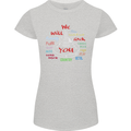 We Will Rock You Rock Country Punk Guitar Womens Petite Cut T-Shirt Sports Grey