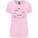 We Will Rock You Rock Country Punk Guitar Womens Wider Cut T-Shirt Light Pink